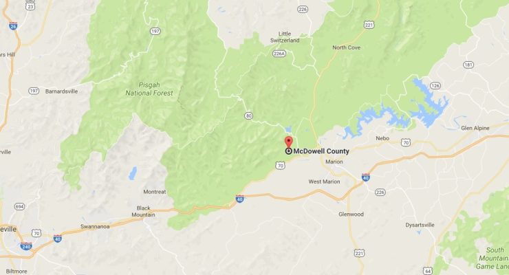 Google map image of Henderson County, NC