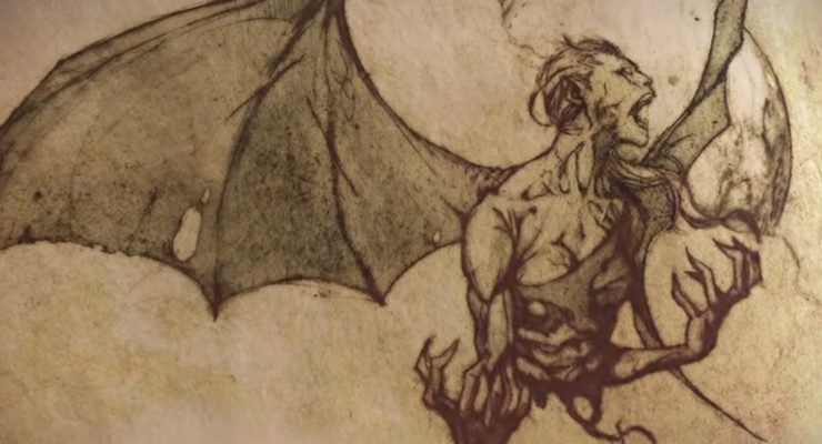 An Artists impression of a Manananggal