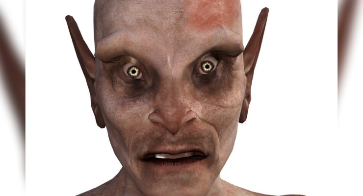 A computer generated image of a vampire
