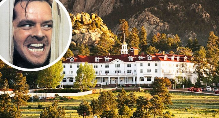The Stanley Hotel and Jack Nicholson in The Shining
