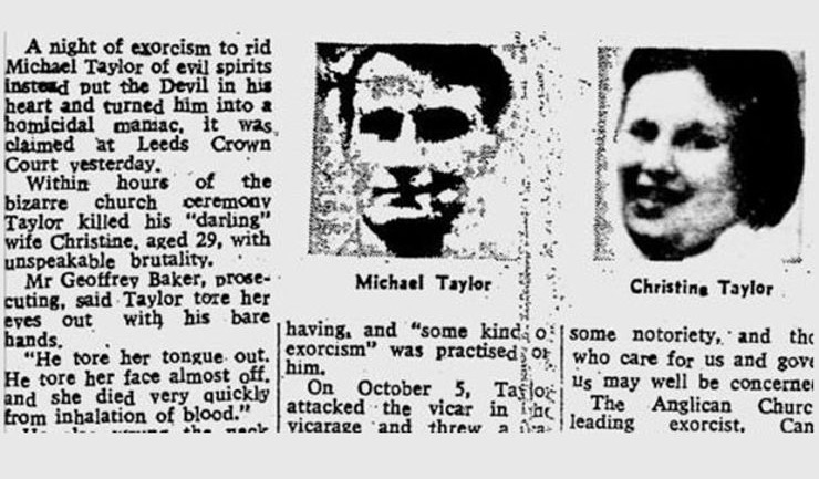 Michael Taylor newspaper story