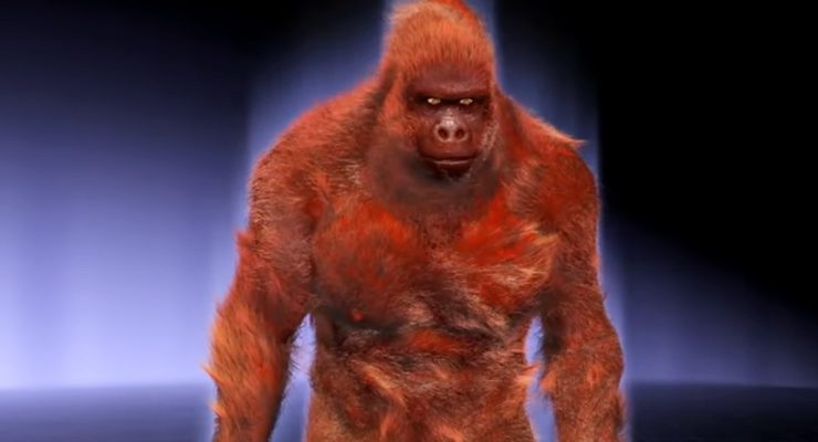 Artist's impression of a Skunk Ape