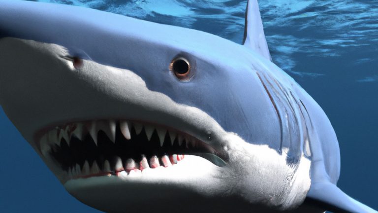 Megalodon imagined by AI