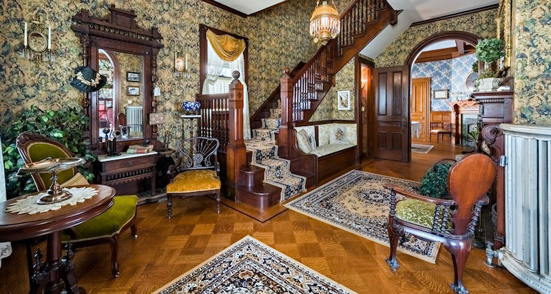 The interior of the Lizzie Borden House